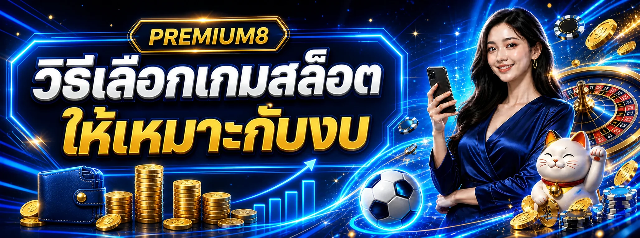 PREMIUM8 วิธีเลือกเกมสล็อตให้เหมาะกับงบ